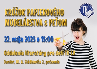 Krúžok papierového modelárstva s Peťom